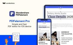 Wondershare PDFelement Pro带有iOS的高级PDF编辑功能