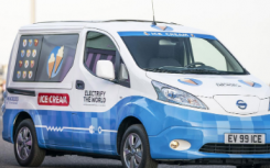 日产将电动e NV200改造成无冰冰淇淋车