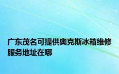 广东茂名可提供奥克斯冰箱维修服务地址在哪