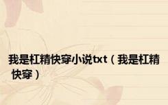 我是杠精快穿小说txt（我是杠精 快穿）