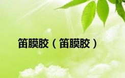 笛膜胶（笛膜胶）