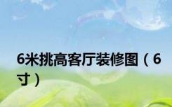 6米挑高客厅装修图（6寸）
