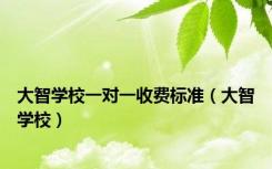 大智学校一对一收费标准（大智学校）