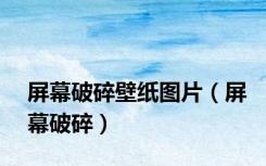 屏幕破碎壁纸图片（屏幕破碎）