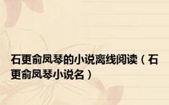 石更俞凤琴的小说离线阅读（石更俞凤琴小说名）