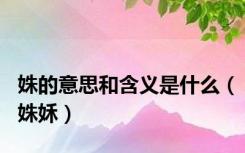姝的意思和含义是什么（姝姀）
