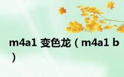 m4a1 变色龙（m4a1 b）