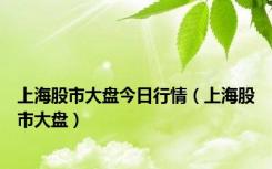 上海股市大盘今日行情（上海股市大盘）