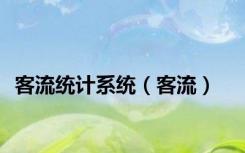 客流统计系统（客流）