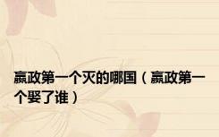 嬴政第一个灭的哪国（嬴政第一个娶了谁）