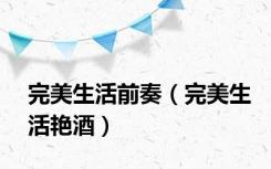 完美生活前奏（完美生活艳酒）
