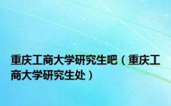 重庆工商大学研究生吧（重庆工商大学研究生处）