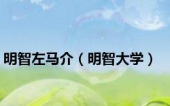 明智左马介（明智大学）