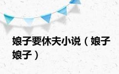 娘子要休夫小说（娘子娘子）