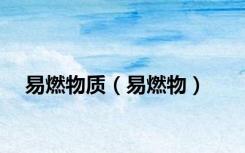 易燃物质（易燃物）