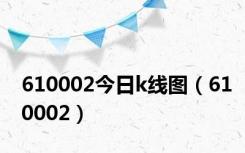 610002今日k线图（610002）