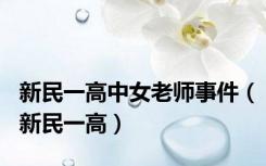 新民一高中女老师事件（新民一高）