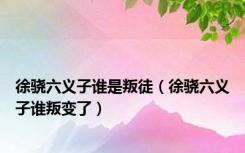 徐骁六义子谁是叛徒（徐骁六义子谁叛变了）