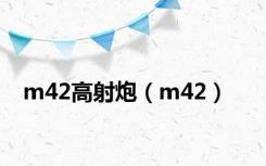 m42高射炮（m42）