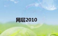 网层2010