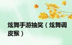 炫舞手游抽奖（炫舞调皮猴）