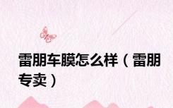 雷朋车膜怎么样（雷朋专卖）