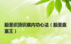 股圣识顶识底内功心法（股圣赢富王）