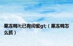 果冻鸭lt;已有闺蜜gt;（果冻鸭怎么抓）