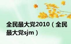 全民最大党2010（全民最大党sjm）