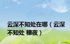 云深不知处在哪（云深不知处 穗夜）