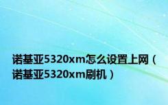 诺基亚5320xm怎么设置上网（诺基亚5320xm刷机）