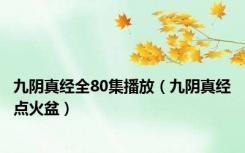 九阴真经全80集播放（九阴真经点火盆）