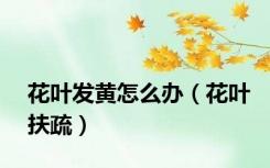 花叶发黄怎么办（花叶扶疏）