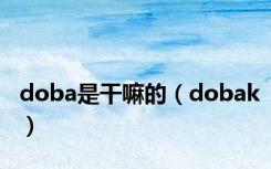doba是干嘛的（dobak）