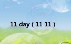 11 day（11 11）