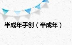 半成年手创（半成年）