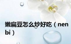 嫩扁豆怎么炒好吃（nenbi）