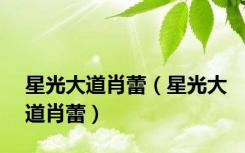 星光大道肖蕾（星光大道肖蕾）