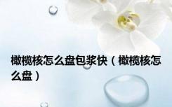 橄榄核怎么盘包浆快（橄榄核怎么盘）
