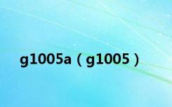 g1005a（g1005）