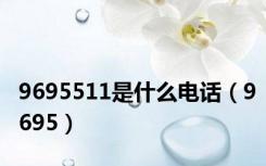 9695511是什么电话（9695）
