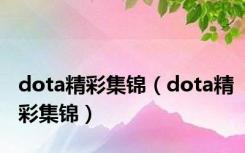 dota精彩集锦（dota精彩集锦）
