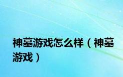 神墓游戏怎么样（神墓游戏）
