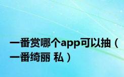 一番赏哪个app可以抽（一番绮丽 私）