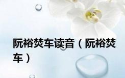 阮裕焚车读音（阮裕焚车）