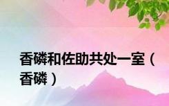 香磷和佐助共处一室（香磷）