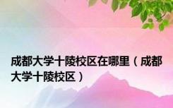 成都大学十陵校区在哪里（成都大学十陵校区）