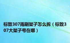标致307雨刷架子怎么拆（标致307大架子号在哪）