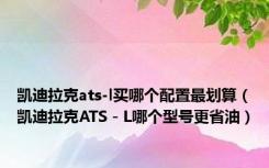 凯迪拉克ats-l买哪个配置最划算（凯迪拉克ATS－L哪个型号更省油）