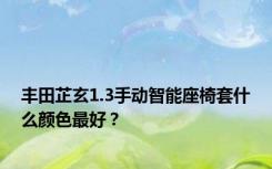 丰田芷玄1.3手动智能座椅套什么颜色最好？